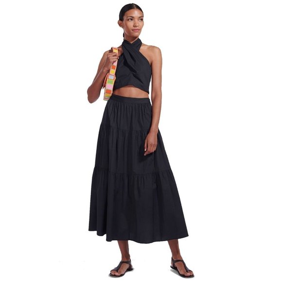 STAUD Black Halter Crop Top - Picture 8 of 8